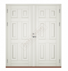 Holmestrand wooden double type entrance/facade doors