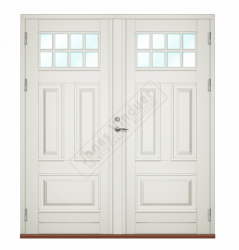 Kristiansand wooden double type entrance/facade doors