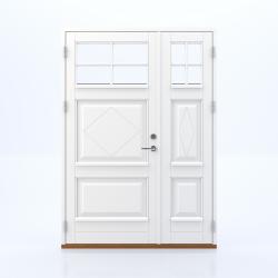 Larvik wooden 1.5 type entrance/facade doors