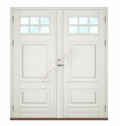 Lyngdal wooden double type entrance/facade doors