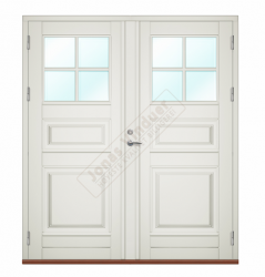 Sandefjord wooden double type entrance/facade doors