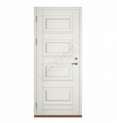 Ski wooden entrance/facade doors