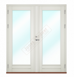 Sogne wooden double type entrance/facade doors