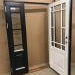 1.5 type wooden entrance doors in black