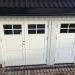 Larvik double wooden doors